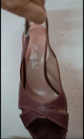 Sandali Bellai viola tacco donna