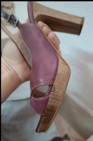 Sandali Bellai viola tacco donna
