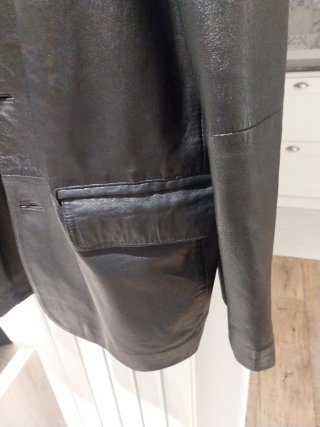 Chaqueta de piel Jack & Jones Talla L