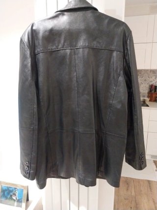 Chaqueta de piel Jack & Jones Talla L