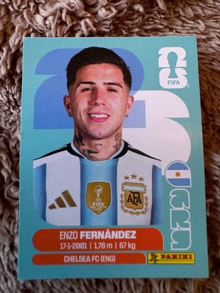 Cromos Mundial FIFA Enzo Fernández Chelsea