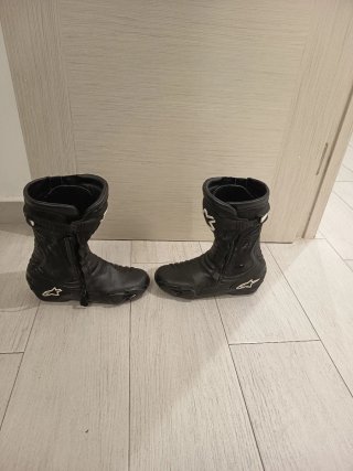 Botas Moto Alpinestars Negras Poco Uso