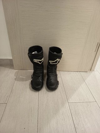 Botas Moto Alpinestars Negras Poco Uso