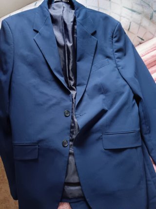 Traje Zara Azul Talla 42