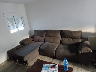 Sofá chaiselongue eléctrico