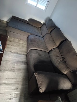 Sofá chaiselongue eléctrico