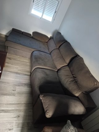 Sofá chaiselongue eléctrico