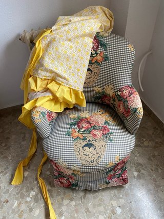 Butaca Descalzadora Restaurada y Tapizada