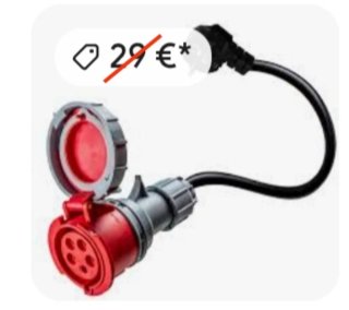 Adaptador de corriente dos adaptadores 15 € cada u