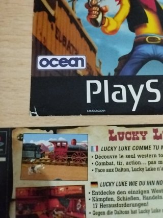 Copertine Lucky Luke PS1 PSX PSONE PLAY ⚠️LEGGI⚠️
