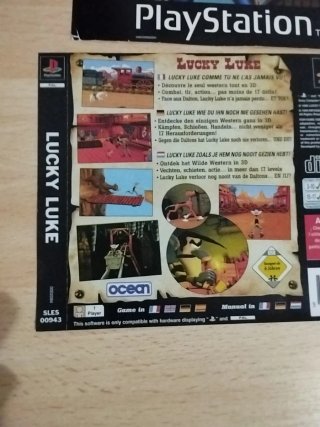 Copertine Lucky Luke PS1 PSX PSONE PLAY ⚠️LEGGI⚠️
