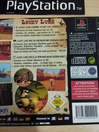 Copertine Lucky Luke PS1 PSX PSONE PLAY ⚠️LEGGI⚠️