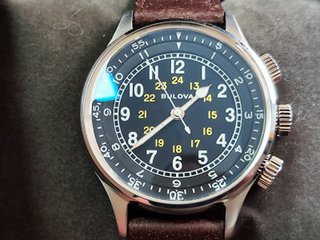 Reloj Bulova Pilot A-15 Automático - Triple corona