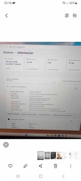 Portátil Lenovo ThinkPad P16 Gen 1