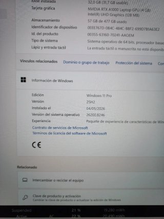 Portátil Lenovo ThinkPad P16 Gen 1