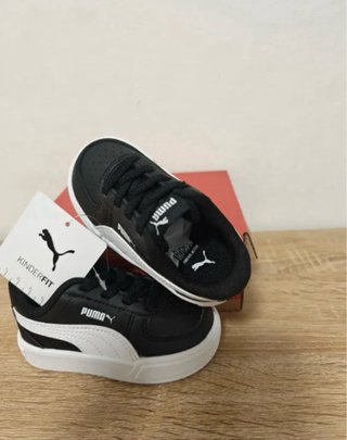 Zapatillas Puma Niños Negro/Blanco TALLA 21