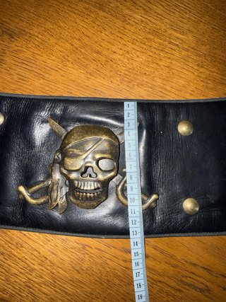 Cinturón Pirata Talla 36 Piel