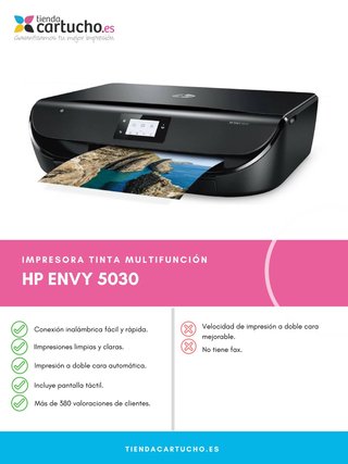 Stampante multifunzione HP Envy 5030 Nero