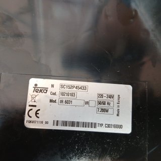 Placa de Inducción Teka Vitrocerámica