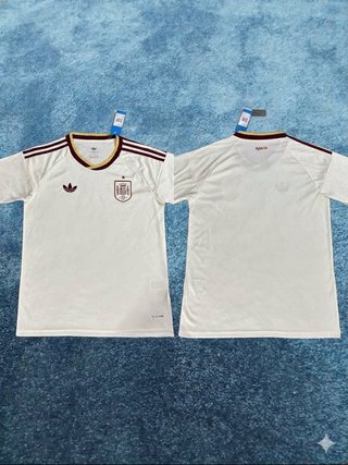 Camiseta deportiva de España blanca de manga corta
