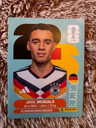 Cromos Mundial FIFA Jamal Musiala