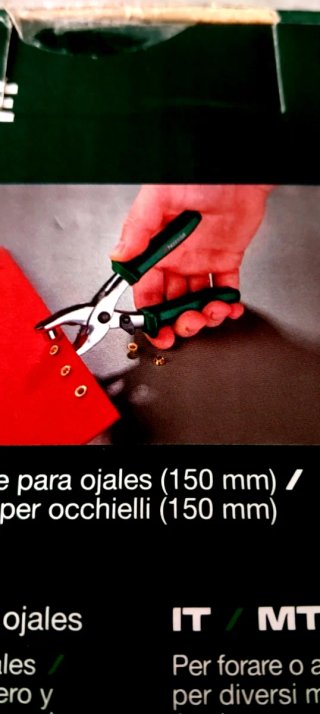 Set Sacabocados y Alicate Parkside 128 Piezas