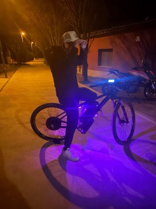 Bicicleta Eléctrica Negra