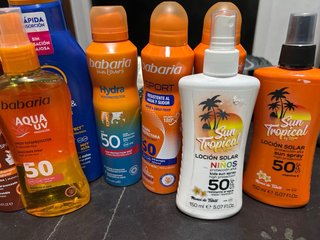 Protectores Solares Babaria y Sun Tropical