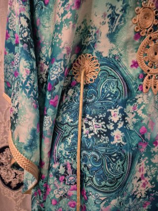 Vestido Marroquí Elegante Talla Única