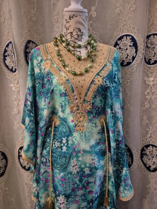 Vestido Marroquí Elegante Talla Única