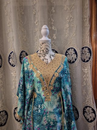 Vestido Marroquí Elegante Talla Única