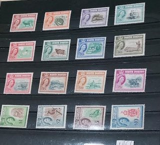(nu382/386a)Nord Borneo- N.Rh.Nyas.  sc.50%