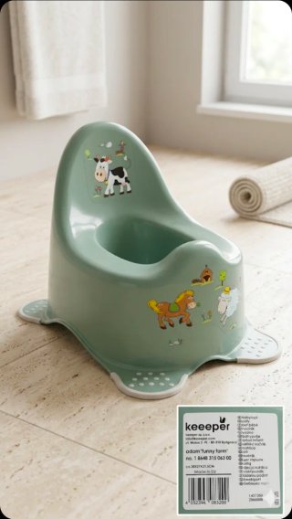 Orinal infantil Keeeper "Funny Farm" COMO NUEVO