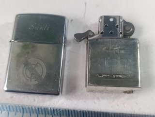 Accendini Zippo con incisione Santi Anno 2004