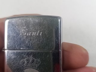 Accendini Zippo con incisione Santi Anno 2004