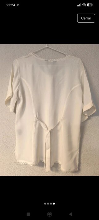 Camisa C Natur Blanca Talla M