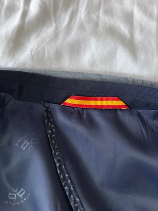 Americana Spagnolo Hombre Azul