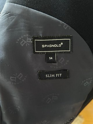 Americana Spagnolo Hombre Azul