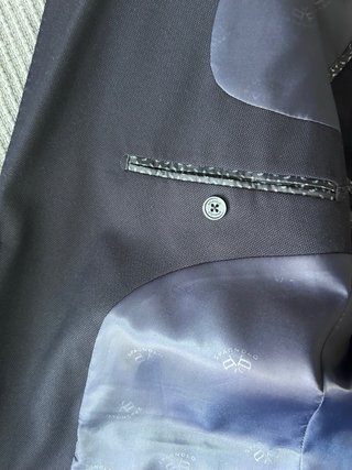 Americana Spagnolo Hombre Azul