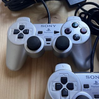 Controller PS2 Dualshock 2 Sony Silver Originale