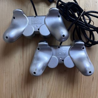 Controller PS2 Dualshock 2 Sony Silver Originale