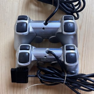 Controller PS2 Dualshock 2 Sony Silver Originale