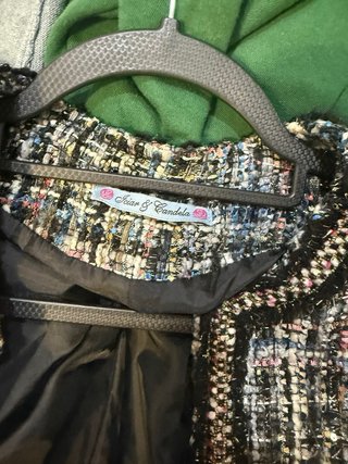 Chaqueta Tweed Vintage Multicolor