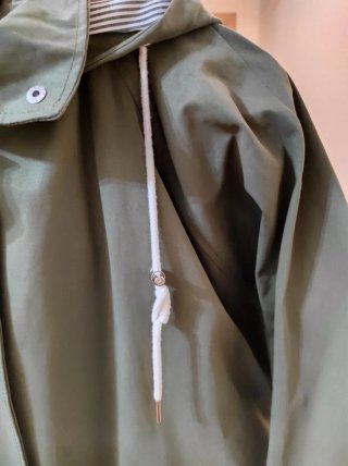Gabardina Zara Mujer Talla M Verde Oliva