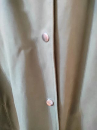 Gabardina Zara Mujer Talla M Verde Oliva
