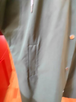 Gabardina Zara Mujer Talla M Verde Oliva