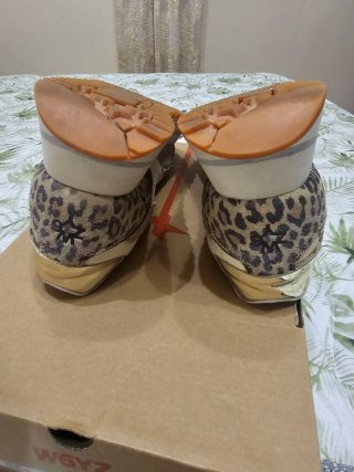 Sneakers W6YZ platform beige/brown