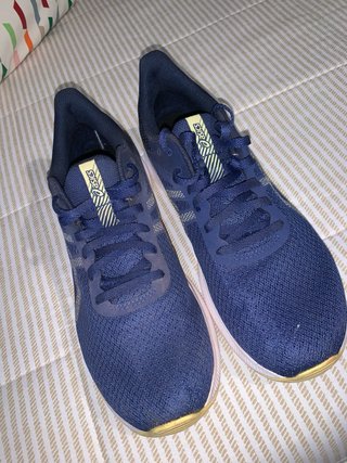 Zapatillas Asics Running Azul y Blanco