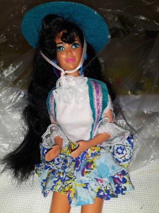 Barbie Nia Western Fun 1989 Marina Miko vintage