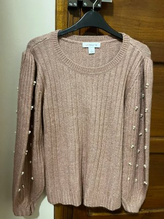 Jersey Liz Claiborne rosa talla L